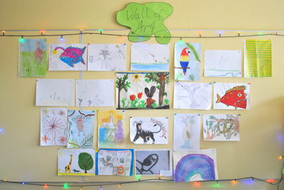 Bilder von Kindern der Dreilinden Grundschule