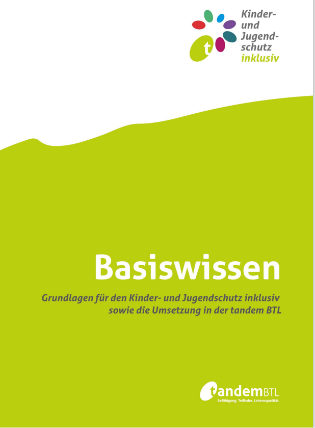 Broschüre Kinderschutz inklusiv Basiswissen